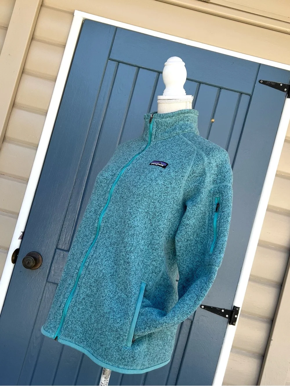 Patagonia Better Sweater Dark Speckled Teal Women’s Size Medium